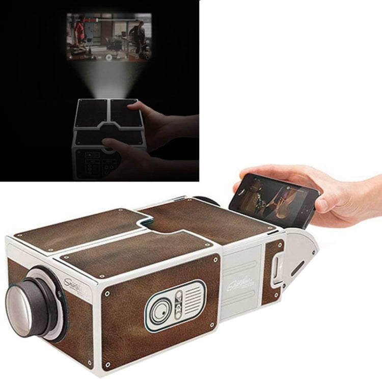 Cardboard Smartphone Projector / DIY Mobile Phone Projector Portable Cinema, S-DMP-0016Z, S-DMP-0016 S-DMP-0016Z