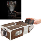 Cardboard Smartphone Projector / DIY Mobile Phone Projector Portable Cinema, S-DMP-0016Z, S-DMP-0016 S-DMP-0016Z