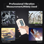 BENETECH GM63A Vibration Meter Digital Tester Vibrometer Analyzer Acceleration Velocity, BENETECH GM63A