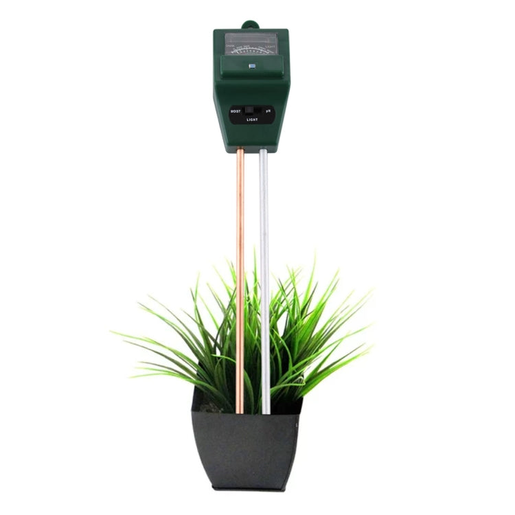 3 in 1 Plant Flowers Soil Meter (PH + Moisture + Light), 3 in 1 3 in 1