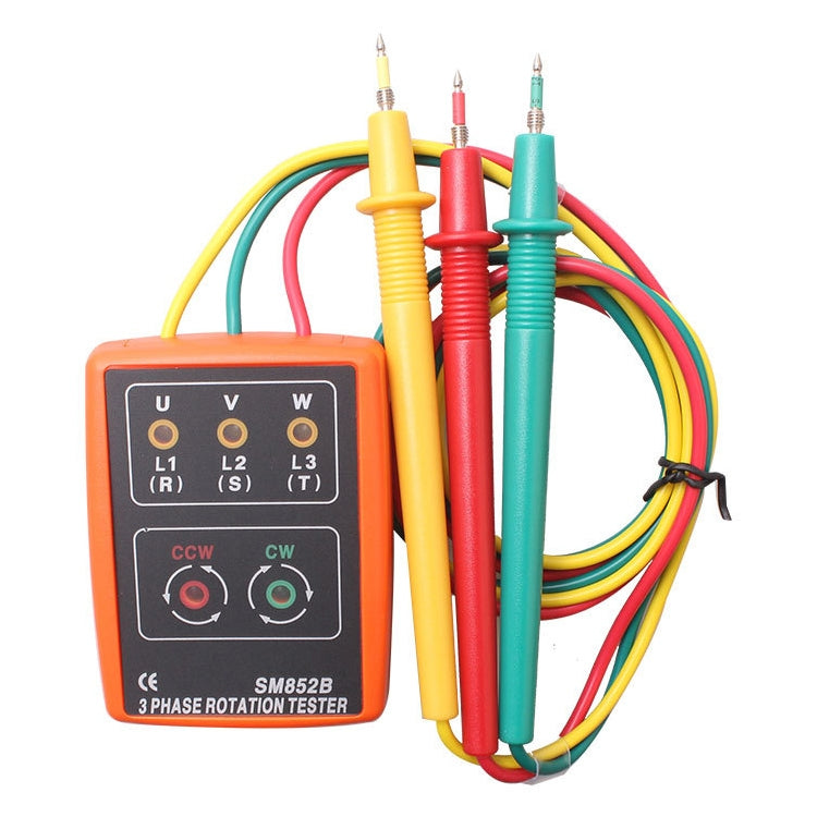 SM852B 3 Phase Rotation Tester Indicator Detector Meter Default Title