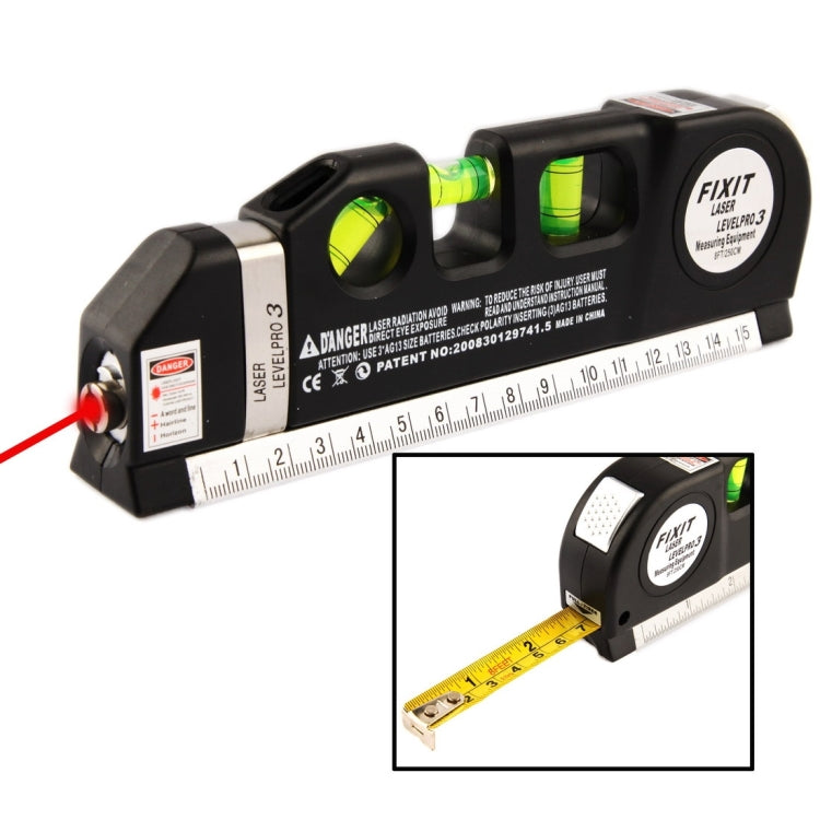 Level Laser Aligner Horizon Vertical Measuring Tape Default Title