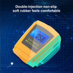 Mini Ultrasonic Distance Measurer with Laser Pointer, Orange