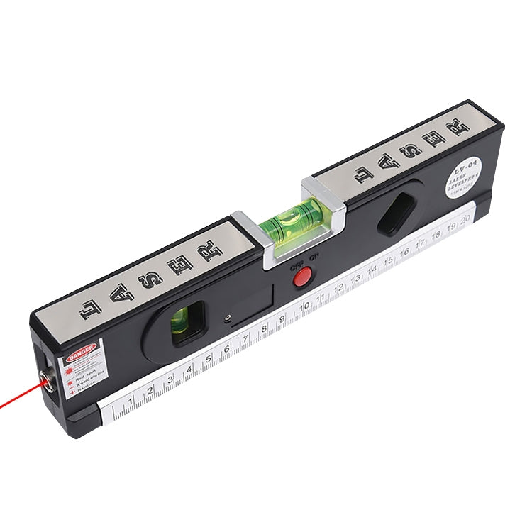 Laser Level with Tape Measure Pro 4 (100cm) / Level Bubbles with LED Light, LV-04 Default Title