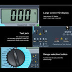 DY294 Professional 2.7 inch LCD Digital Transistor Parameter Tester Meter (4*AA)