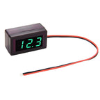 V42D 2 Wires Red Light Display Mini Digital Voltage Panel Meter, Measure Voltage: DC DC 1.7-25V, S-DT-0537G, S-DT-0537L, S-DT-0537R S-DT-0537G