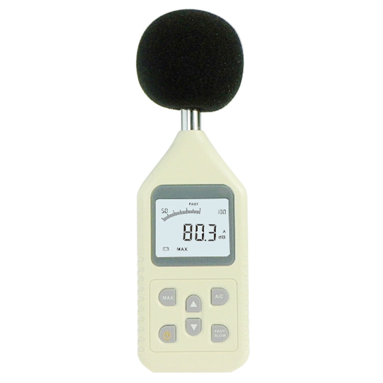 Digital Sound Level Meter (Range: 30~130dBA, 35~130dBC) Default Title