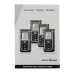 RZ-A60 1.9 inch LCD 60m Hand-held Laser Distance Meter with Level Bubble