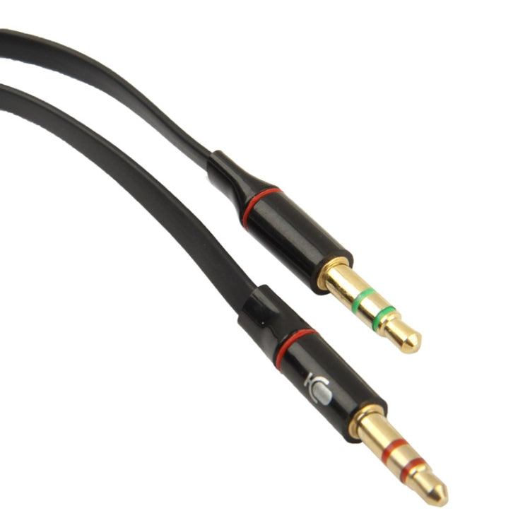 3.5mm jack Male to 3.5mm Female Audio Cable Adapter, Total Length: 13cm, Black – TPU