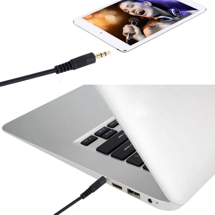 Aux Cable, 3.5mm Male Mini Plug Stereo Audio Cable, Length: 5m (Black + Gold Plated Connector), Length: 5m Black, (Gold Plated) – Durable Build, Easy to Use