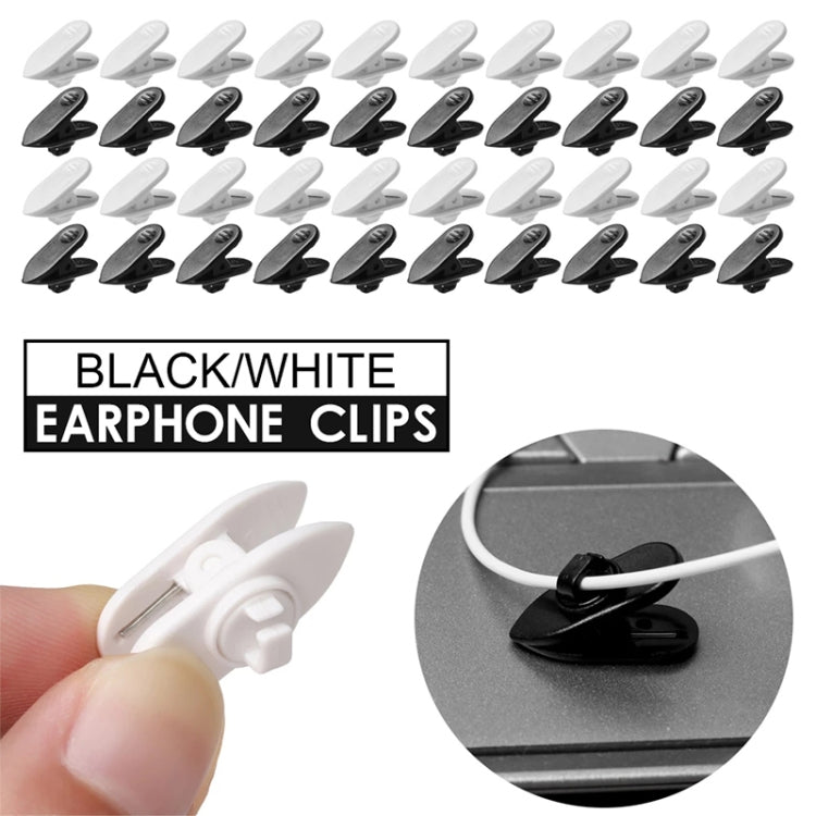 1000pcs Rotary Headphone Cable Clip Clamp Holder Mount Collar Clothes – Durable Build, Easy to Use