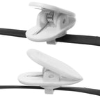 1000pcs Rotary Headphone Cable Clip Clamp Holder Mount Collar Clothes – Durable Build, Easy to Use