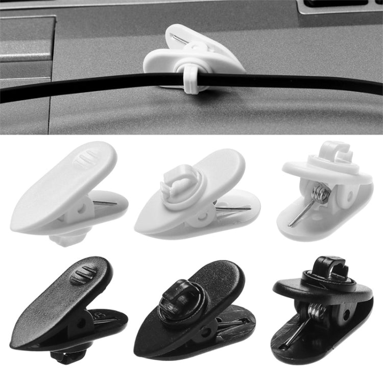 1000pcs Rotary Headphone Cable Clip Clamp Holder Mount Collar Clothes – Durable Build, Easy to Use