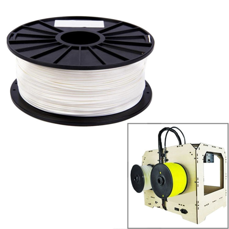 PLA 1.75 mm 3D Printer Filaments – Durable Build, Easy to Use White