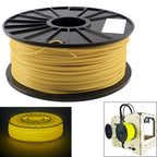 ABS 1.75 mm Luminous 3D Printer Filaments, about 395m Yellow