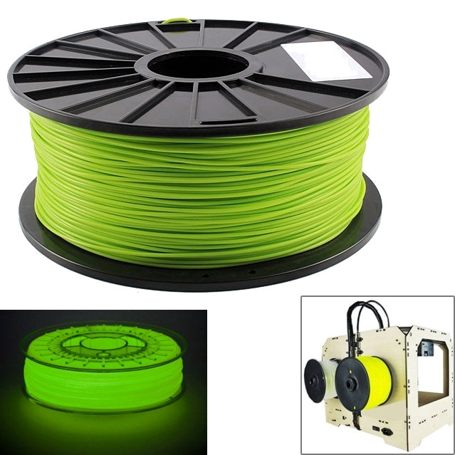 PLA 1.75 mm Luminous 3D Printer Filaments, about 345m Green