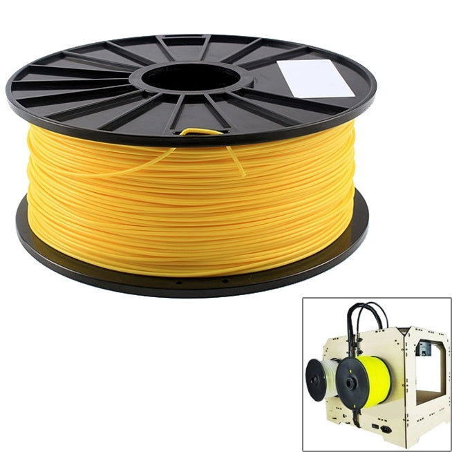 PLA 1.75 mm Fluorescent 3D Printer Filaments, about 345m – Durable Build, Easy to Use Yellow