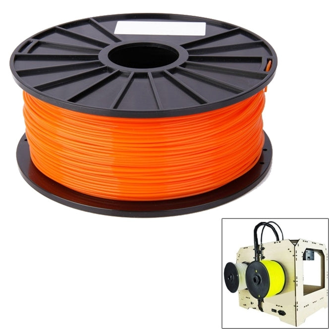PLA 3.0 mm Color Series 3D Printer Filaments, about 115m – Durable Build, Easy to Use Orange