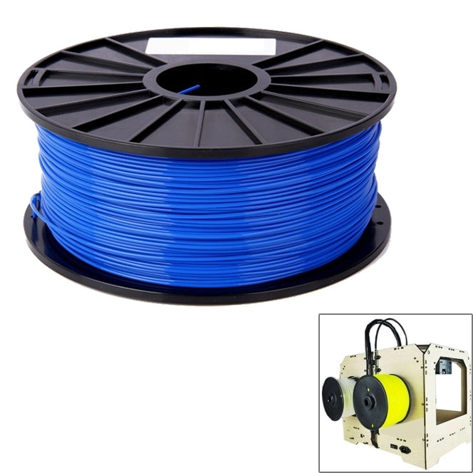PLA 3.0 mm Color Series 3D Printer Filaments, about 115m – Durable Build, Easy to Use Blue