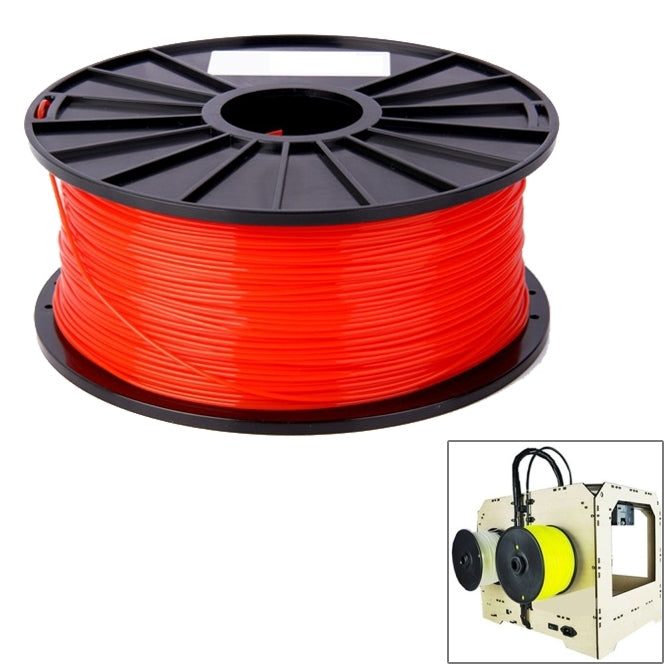 PLA 3.0 mm Color Series 3D Printer Filaments, about 115m – Durable Build, Easy to Use Red