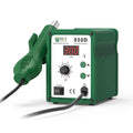 BEST BST-858D+ AC 220V 50Hz 650W LED Displayer Adjustable Temperature Unleaded Hot Air Gun with Helical Wind, BST-858D+ EU Plug, BST-858D+ US Plug BST-858D+ EU Plug Green