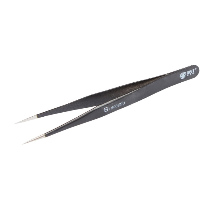 BEST BST-200ESD 202 Stainless Steel Anti-static Tip Tweezers, BST-200ESD BST-200ESD