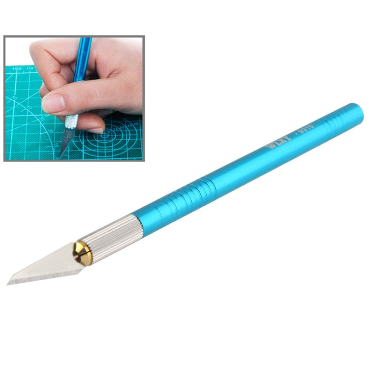 WLXY-9310, WLXY Tool Precision Knife with Replaceable Blade for Mat Carving / Scoring / Trimming, OAL: 145mm, Size: 121mm x 6mm Diameter, WLXY-9310, WLXY-9310 Purple, WLXY-9310 Blue – Durable Build, Easy to Use WLXY-9310 Blue S-ETP-0510BE
