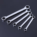 Professional Double-head Ratchet Wrench Set, 5 PCS/Set 5 PCS Set