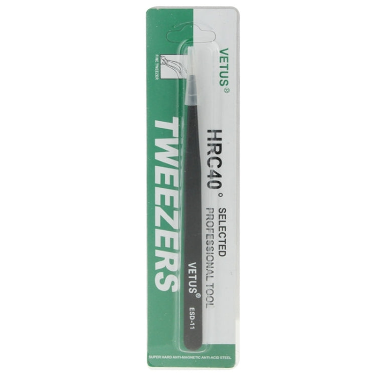 VETUS ESD-11 Anti-Static Tweezers, ESD-11 – Durable Build, Easy to Use