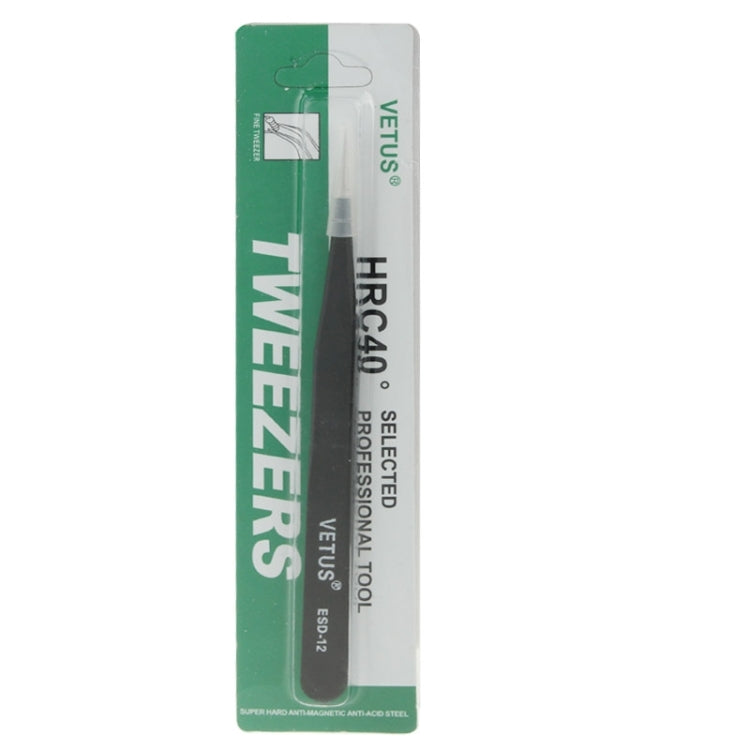 ESD-12 Anti-Static Tweezers, ESD-12 – Durable Build, Easy to Use