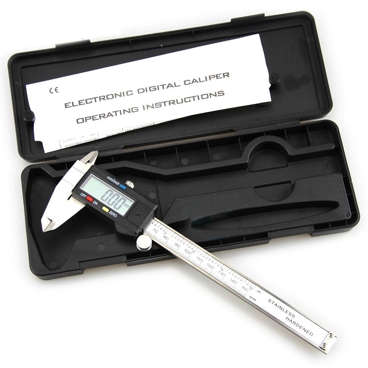 LCD Digital Vernier Caliper/Micrometer, Measure Range: 150 mm (6 inch), 150 mm Vernier Caliper – Durable Build, Easy to Use