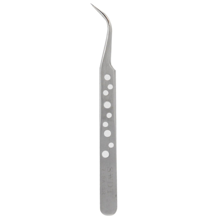High-Hardness Anti-Magnetic Anti-Acid Steel Curved Tweezers, Curved Head – Magnetic