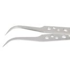 High-Hardness Anti-Magnetic Anti-Acid Steel Curved Tweezers, Curved Head – Magnetic