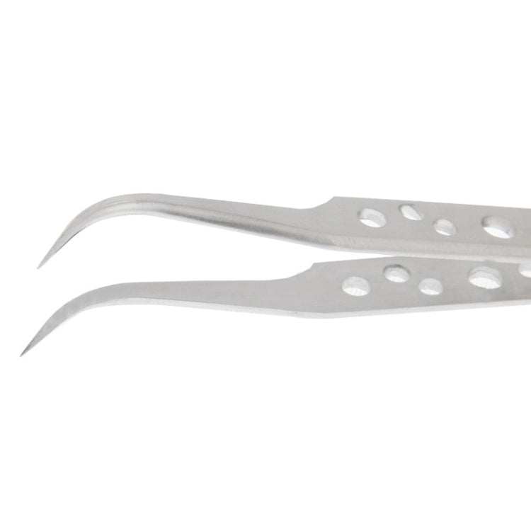 High-Hardness Anti-Magnetic Anti-Acid Steel Curved Tweezers, Curved Head – Magnetic