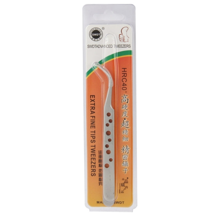 High-Hardness Anti-Magnetic Anti-Acid Steel Curved Tweezers, Curved Head – Magnetic