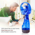 YC-8333 Hand-held Water Spray Fan (Color Random Delivery), YC-8333 Green, YC-8333 Purple