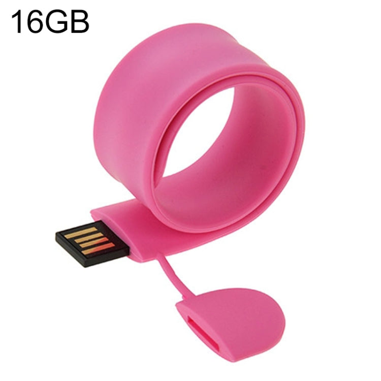 Silicone Bracelet USB Flash Disk with 16GB Memory, 16GB, 16GB (Orange), 16GB (Pink), 16GB (Purple) – Magnetic 16GB (Pink) Pink