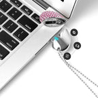 Heart Shaped Diamond Jewelry USB Flash Disk, Special for Valentines Day Gifts , 2GB, 4GB, 8GB, 16GB – Durable Build, Easy to Use