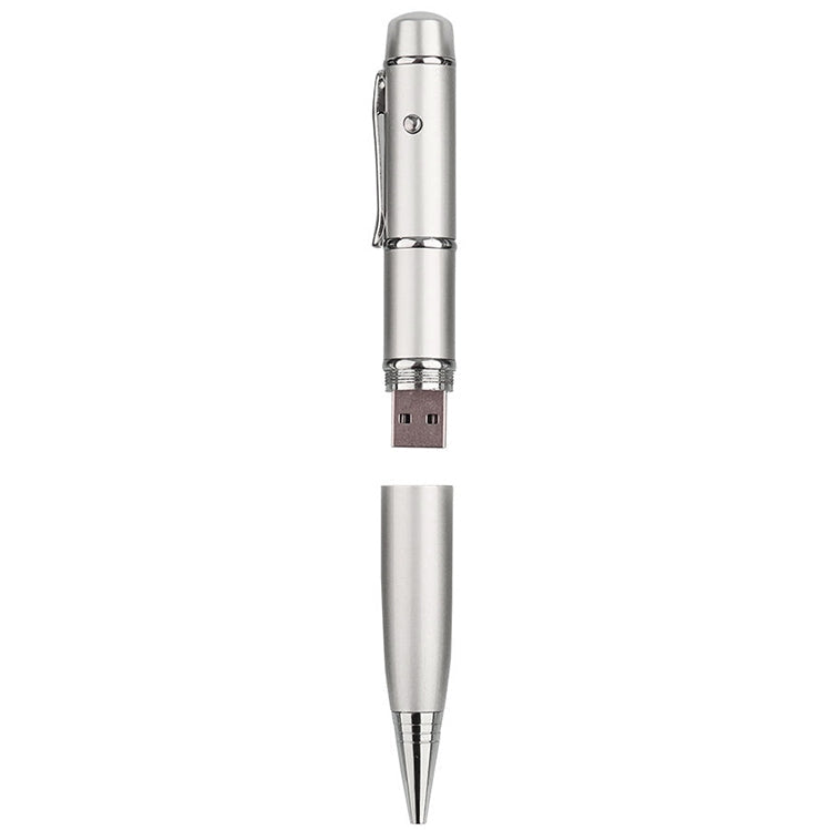 3 in 1 Laser Pen Style USB Flash Disk, Silver (8GB), 8GB (Silver) – Durable Build, Easy to Use