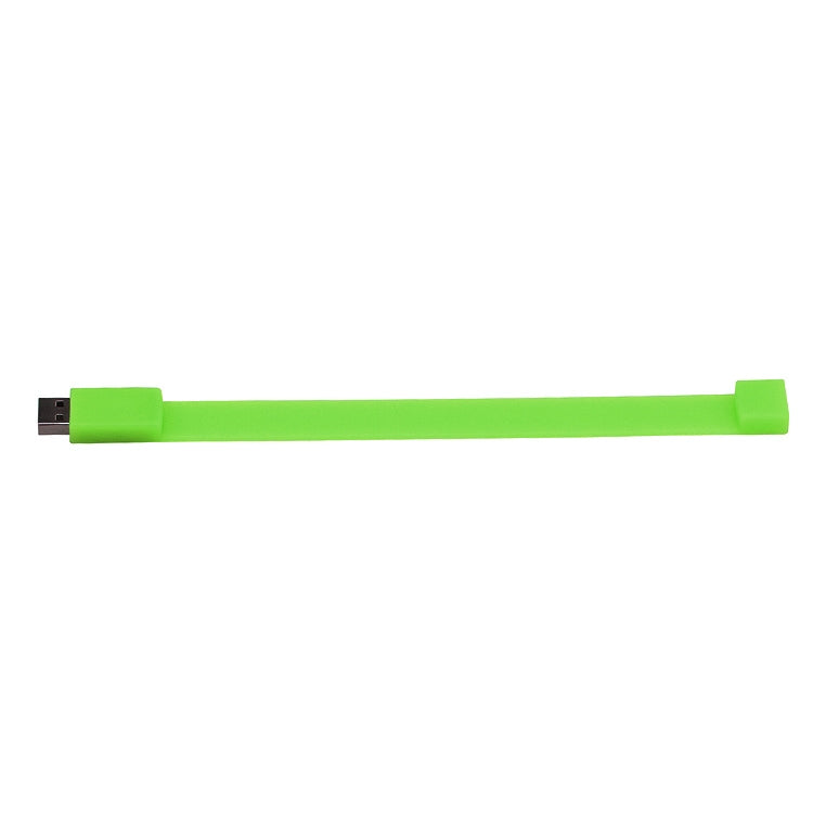 16GB Silicon Bracelets USB 2.0 Flash Disk, 16GB (Green) – Durable Build, Easy to Use