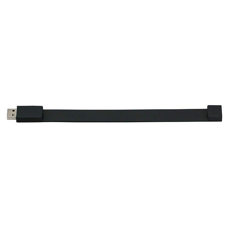8GB Silicon Bracelets USB 2.0 Flash Disk, 8GB (Black) – Durable Build, Easy to Use