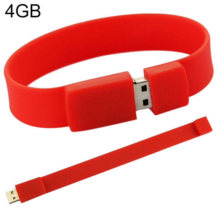 4GB Silicon Bracelets USB 2.0 Flash Disk, 4GB – Durable Build, Easy to Use 4GB