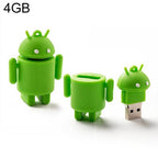 4GB Android Robot Style USB Flash Disk (Green), 4GB – Durable Build, Easy to Use 4GB