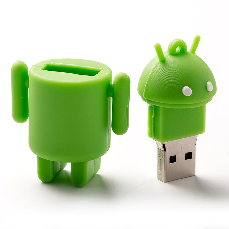 Android Robot Style USB Flash Disk (Green), 2GB – Durable Build, Easy to Use