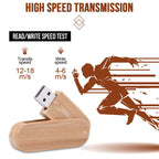 8 GB Wood Material USB Flash Disk, S-FD-1151A, S-FD-1151B, S-FD-1151C – Durable Build, Easy to Use
