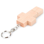 8 GB Wood Cross Style USB Flash Disk, 2GB, 4GB, 8GB – Durable Build, Easy to Use