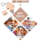 8 GB Wood Cross Style USB Flash Disk, 2GB, 4GB, 8GB – Durable Build, Easy to Use