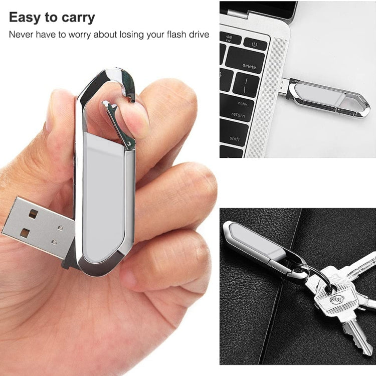 2GB Metallic Keychains Style USB 2.0 Flash Disk (Grey), 2GB (Grey) – Durable Build, Easy to Use