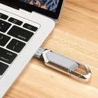 2GB Metallic Keychains Style USB 2.0 Flash Disk (Grey), 2GB (Grey) – Durable Build, Easy to Use