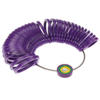 Finger Size Measuring Tool with 33 Plastic Finger Rings Set